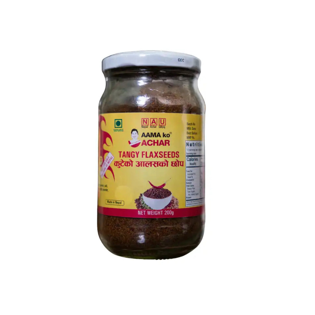 AAMA ko ACHAR Aalas ko Chop (TANGY FLAX SEEDS)