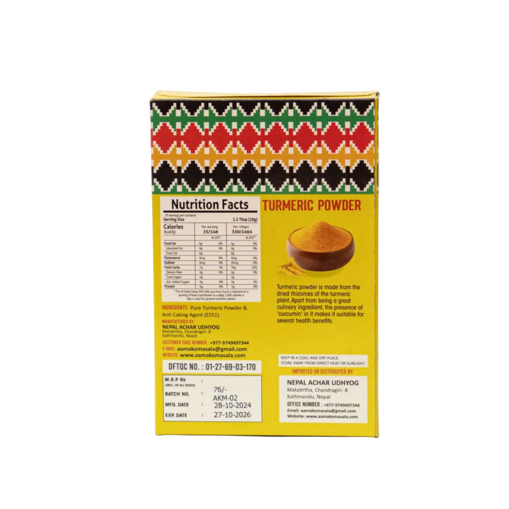 AAMA ko MASALA Beshar (Turmeric Powder )-100g