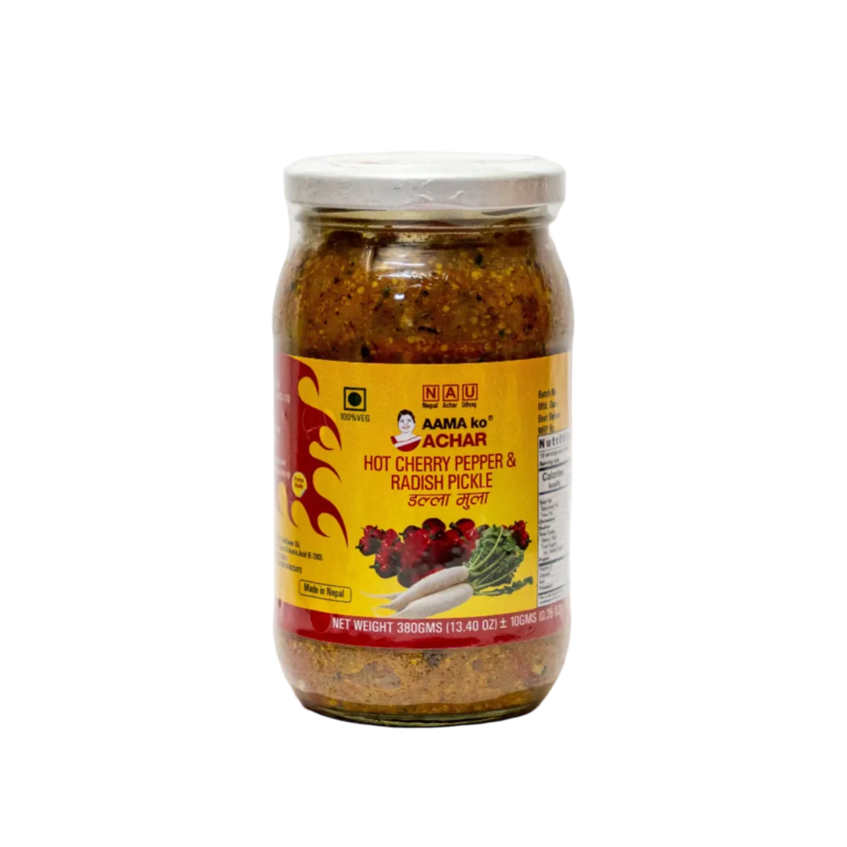 AAMA ko ACHAR Dalle & Mula ko Achar (HOT CHERRY PEPPER & RADISH PICKLE)