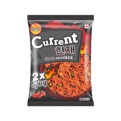 Current 2x Spicy Noodles-100g (Pack of 5)