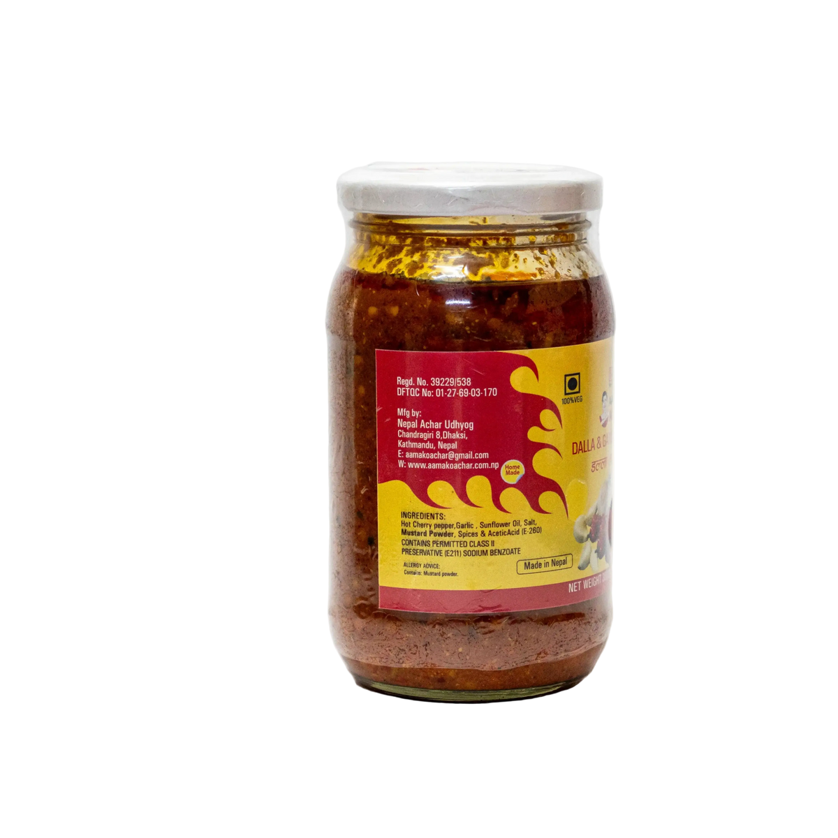 AAMA ko ACHAR Dalle Lasun ko Achar (DALLA GARLIC PASTE PICKLE)