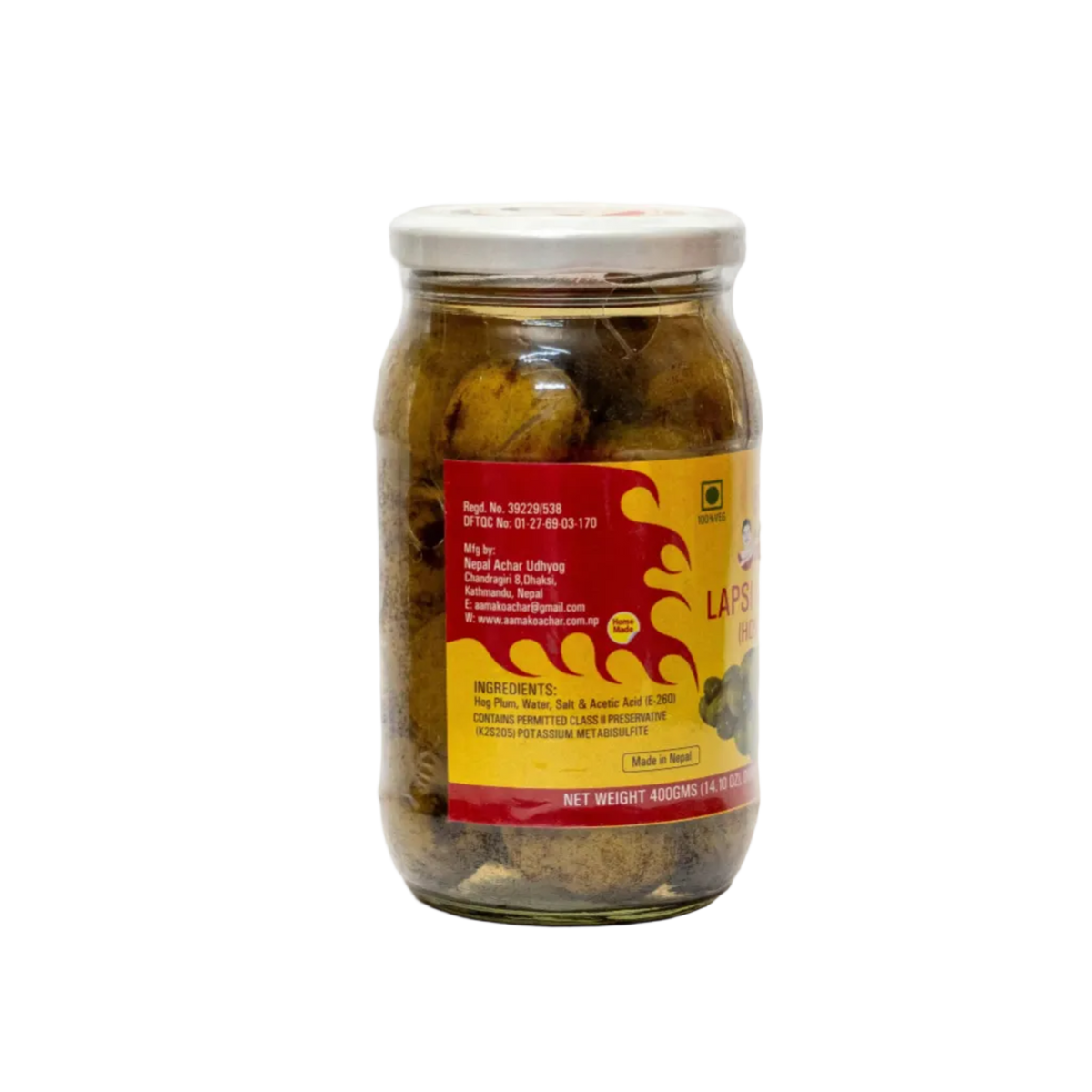 AAMA ko ACHAR Laapsi in Brine (HOG PLUM in BRINE)