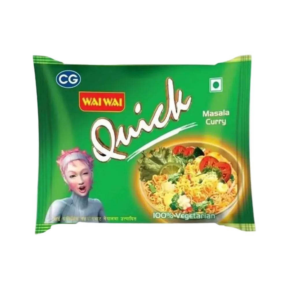 Wai Wai Masala Curry Noodles -60g(Pack of 30)