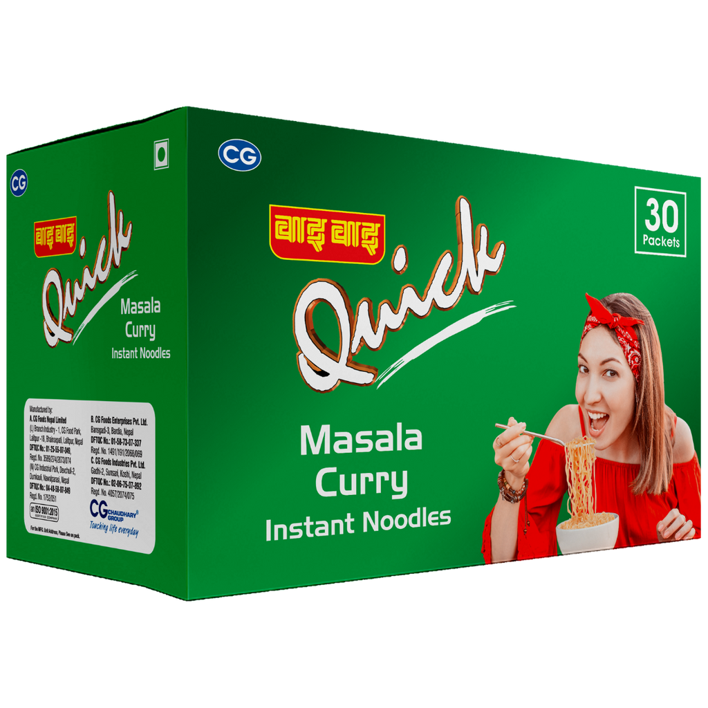 Wai Wai Masala Curry Noodles -60g(Pack of 30)